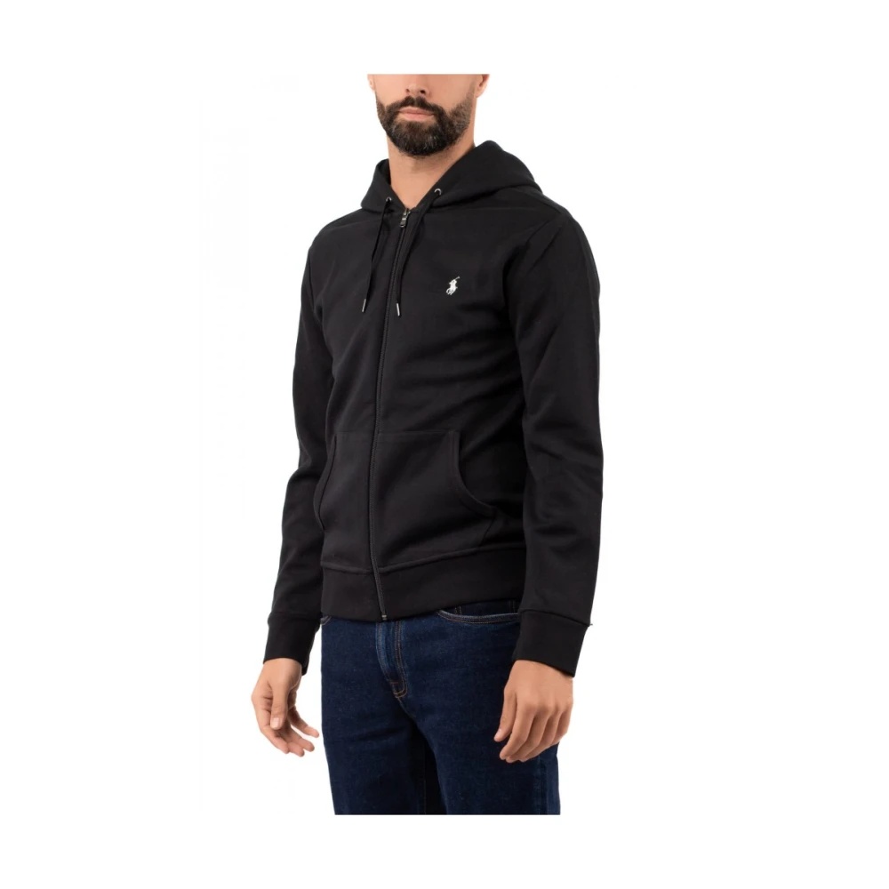 Ralph Lauren Zip Sweatshirt Black Heren
