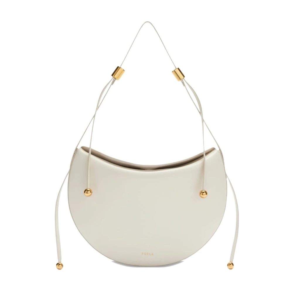 Furla Women's White Moonstone Medium Shoulder Bag
