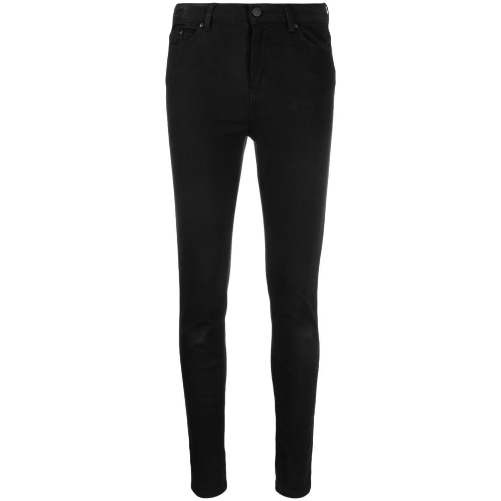 Karl Lagerfeld Smalle denim broek Black Dames