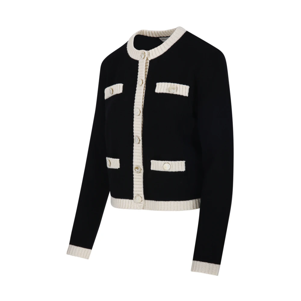 TORY BURCH Zwart Frans Roomvest Kendra Stijl Black Dames