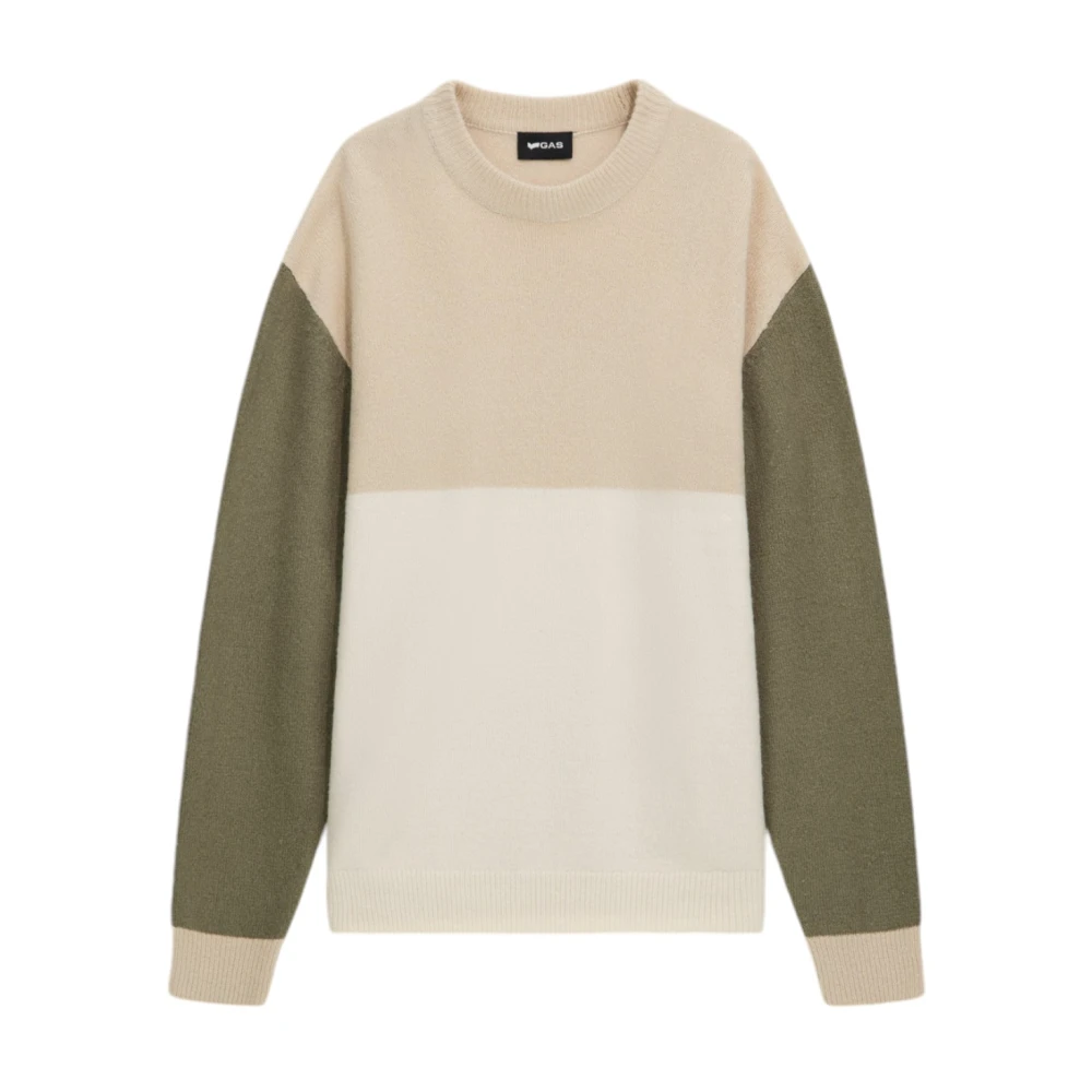 GAS Ronde hals trui Multicolor Heren