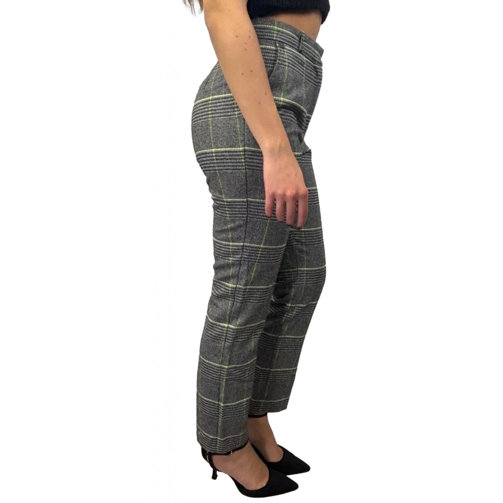 Manila Grace Wollen broek met viscose Gray Dames