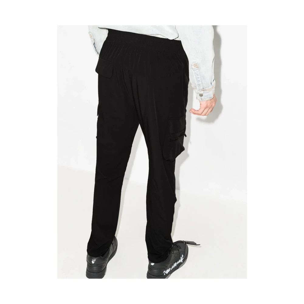 Represent Zwarte Cargo Stijl Elastische Broek Black Heren