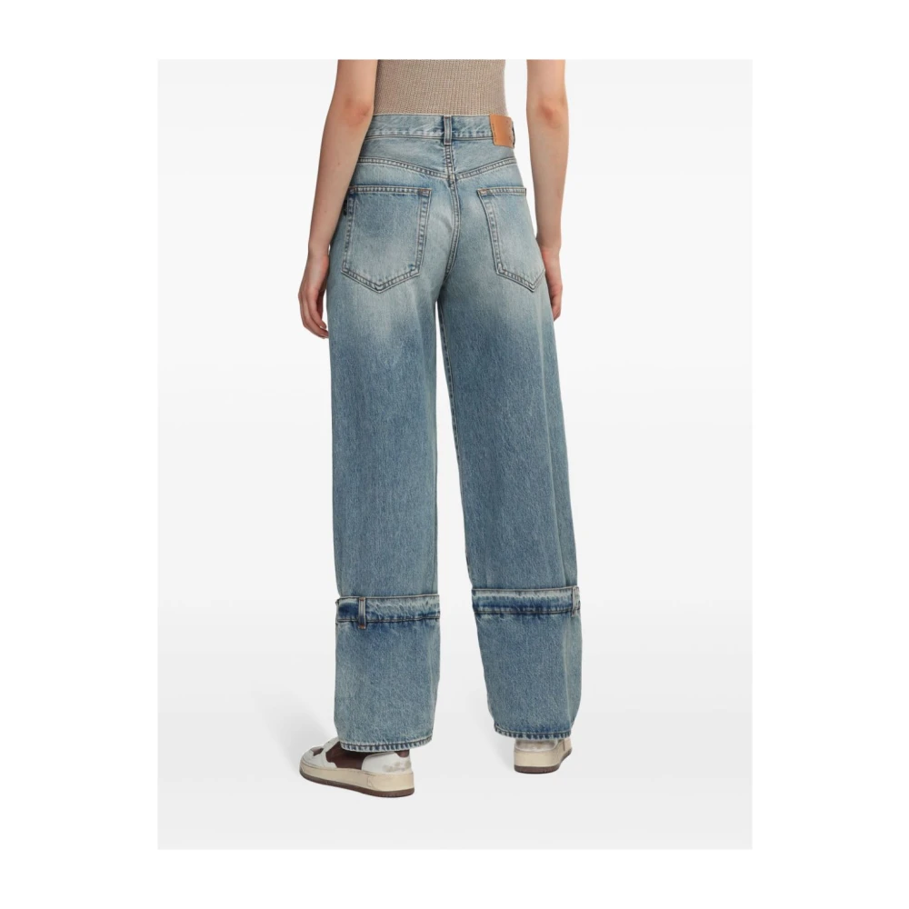 Haikure Boyfit Denim Jeans Blue Dames