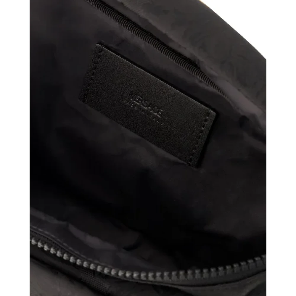 Versace Pre-owned Nylon crossbody-bags Black Heren