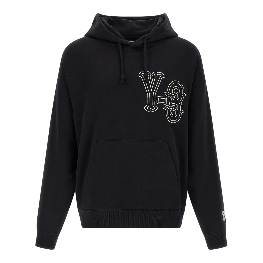 Y-3 Men's Black Elite 5 Graphics Hoodie - Hoodies - M - Sweatshirts & Hoodies