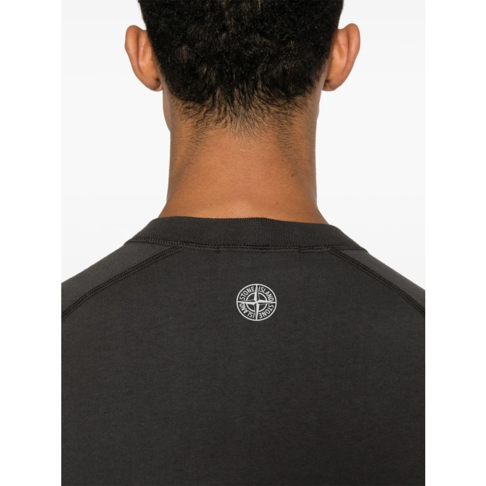 Stone Island Grijze T-shirt voor Mannen Stijlvol Gray Heren