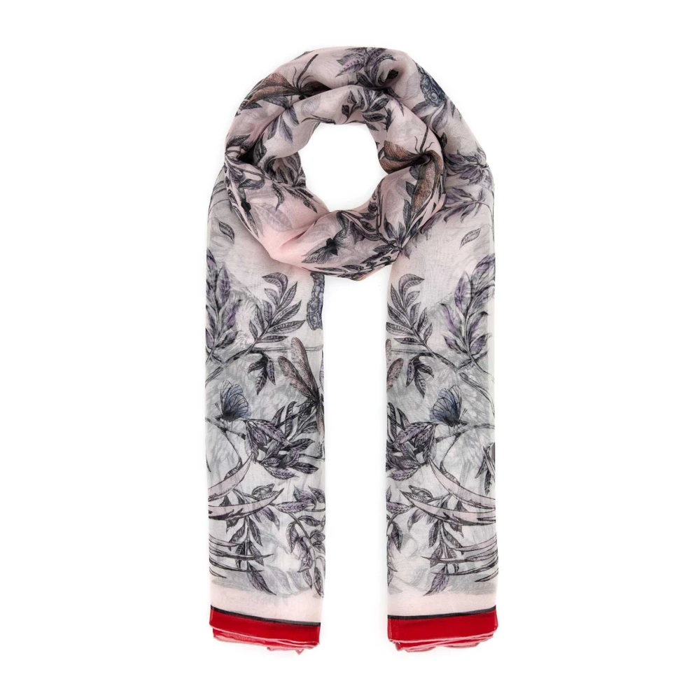 Alexander mcqueen Zijden Bedrukte Foulard Sjaal Multicolor Dames