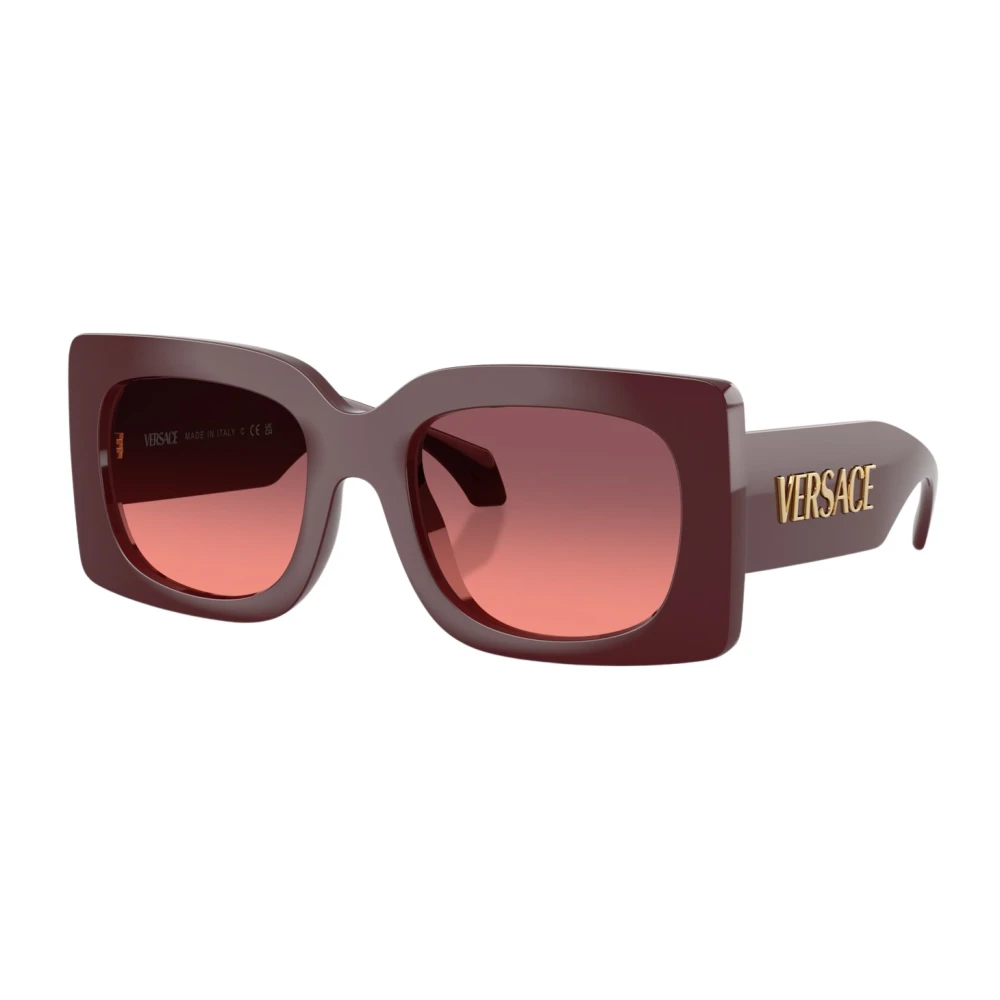Versace Women's Purple Square Sunglasses - Sunglasses - 54 Mm - Accessories