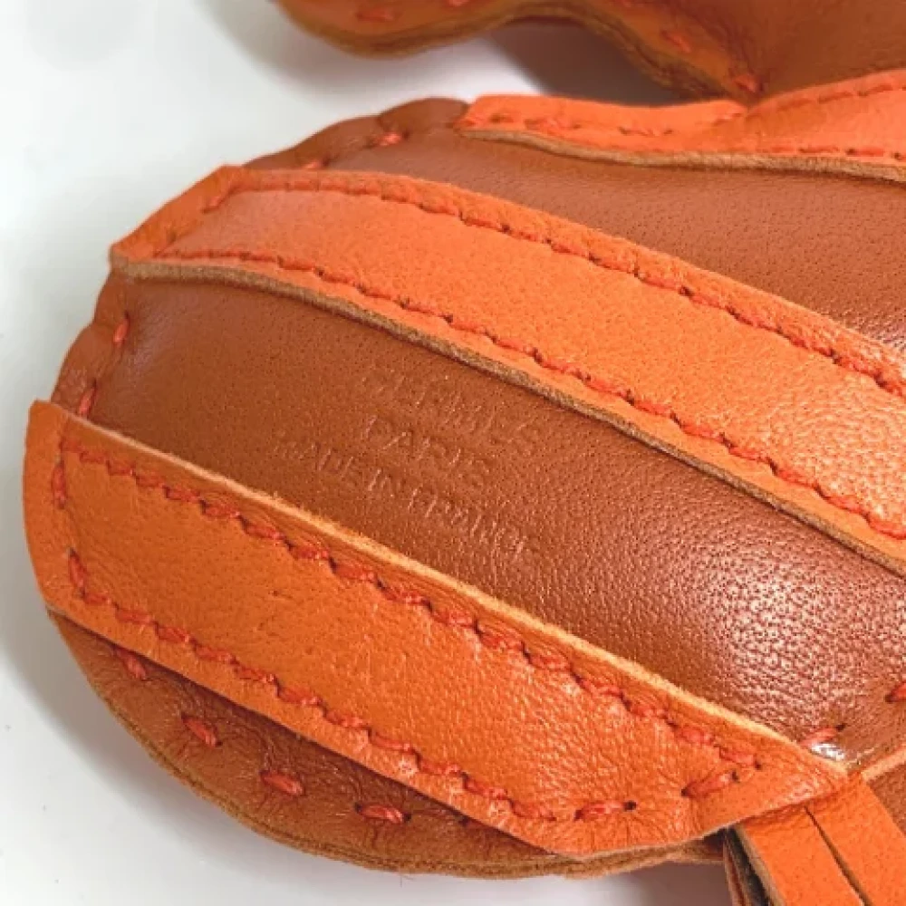 Hermès Vintage Pre-owned Leather home-office Orange Dames