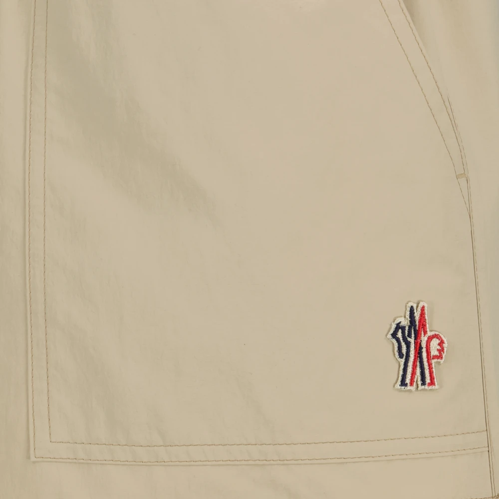 Moncler Beige Technische Shorts Lente-Zomer 2025 Beige Dames