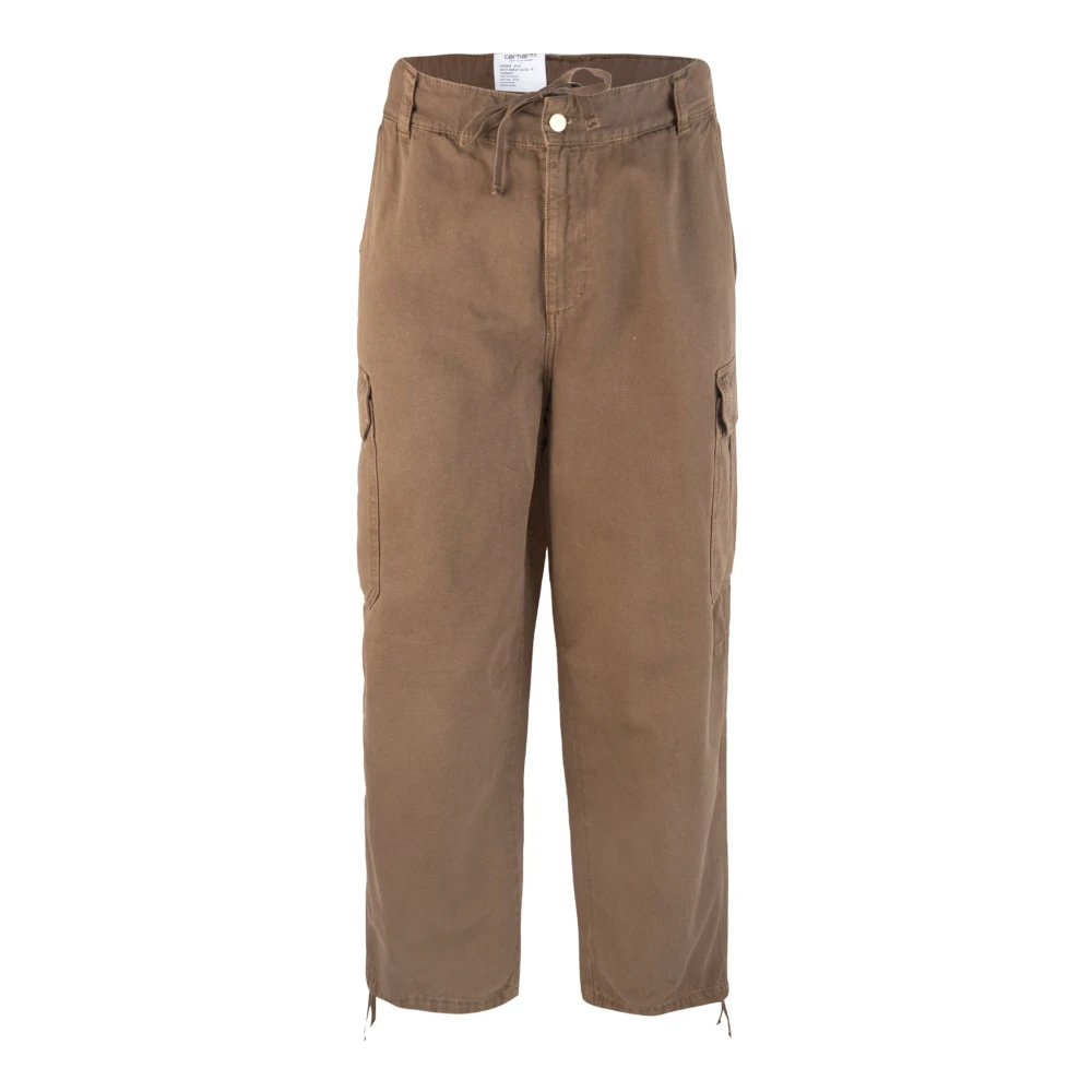 Carhartt WIP Cargo Broek Bruin Wijde Pijp Brown Heren