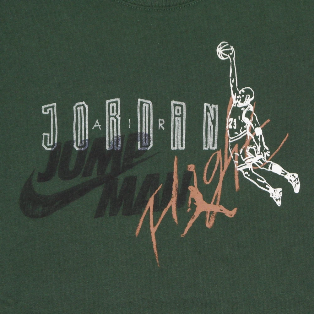Jordan Grafische Crew T-shirt Noble Green Heren