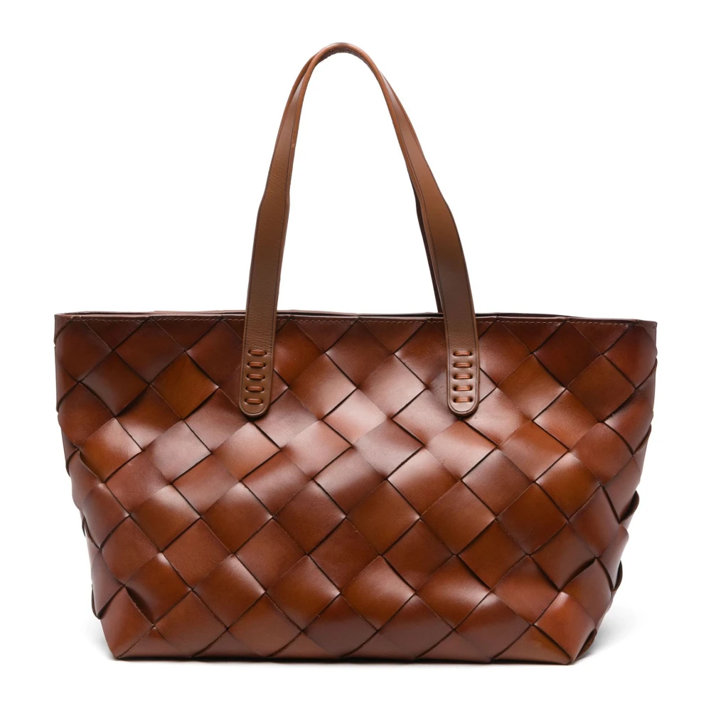 Dragon Diffusion Bruine leren crossover tote tas Brown Dames