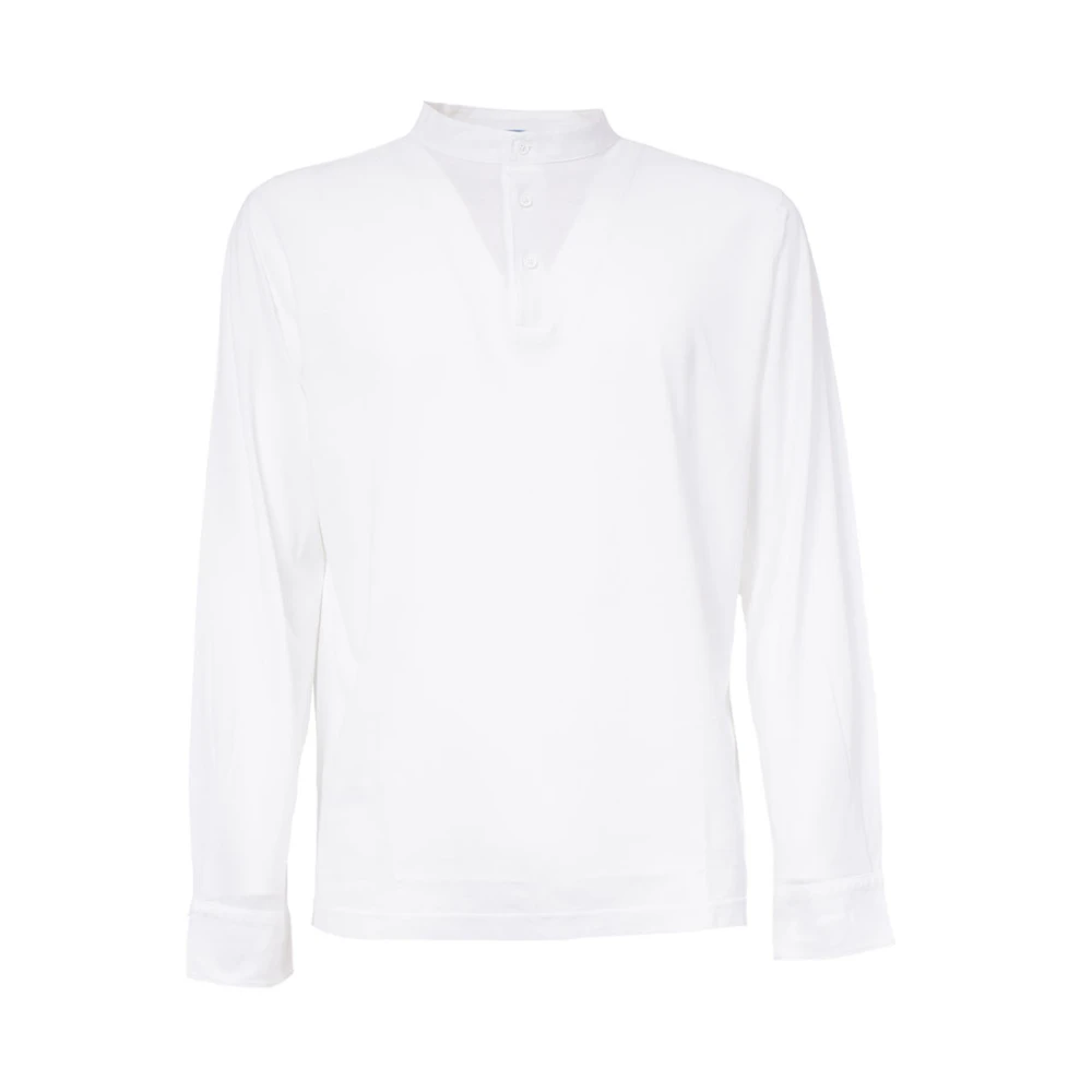 Kired Katoenen Koreaanse stijl T-shirt White Heren
