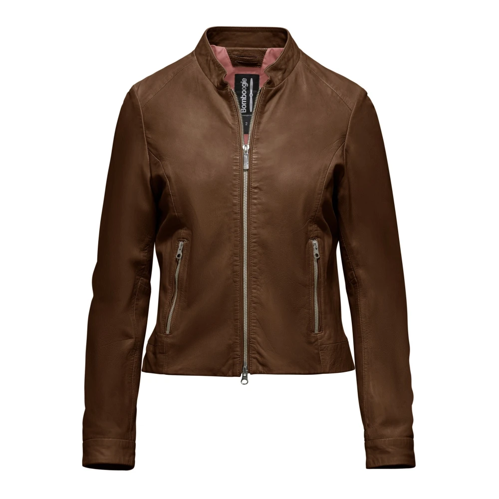 Bomboogie Donna Marrone - Giacca In Pelle - Jackets - S