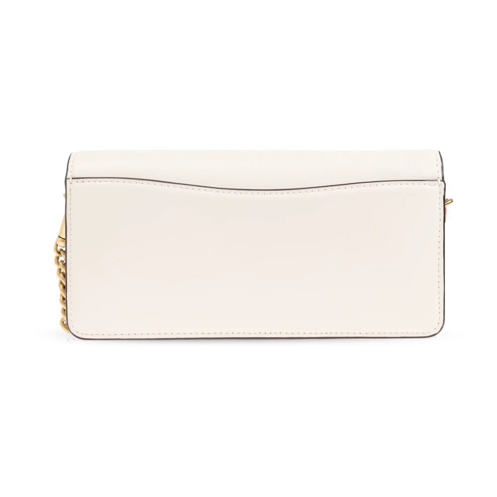 Coach Portemonnee Evie Lang aan een ketting Beige Dames