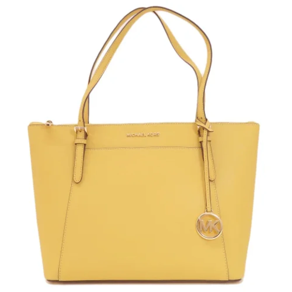 Michael Kors Pre-owned Leather shoulder-bags Yellow Dames