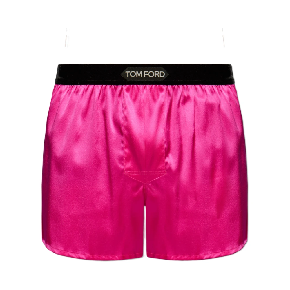 Tom Ford Uomo Rosa - Boxer Shorts Con Logo - Underwear - Xs