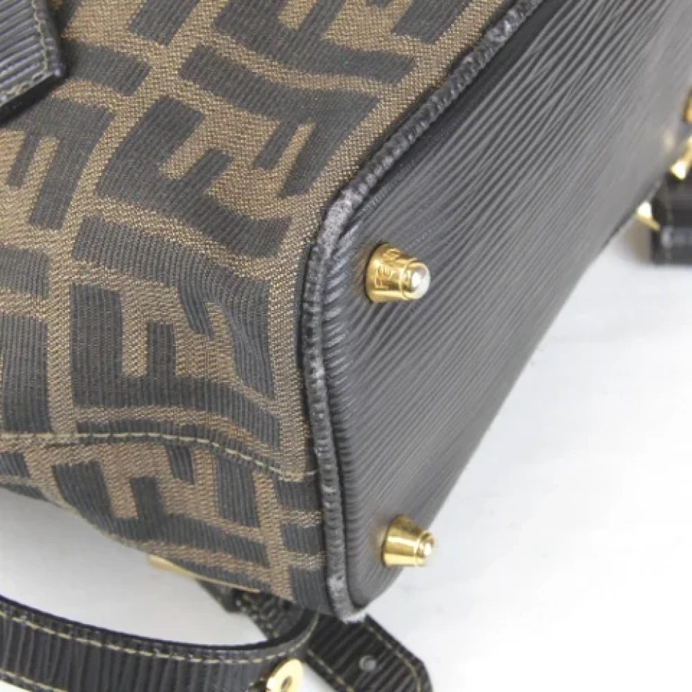 Fendi Vintage Pre-owned Canvas fendi-bags Green Dames