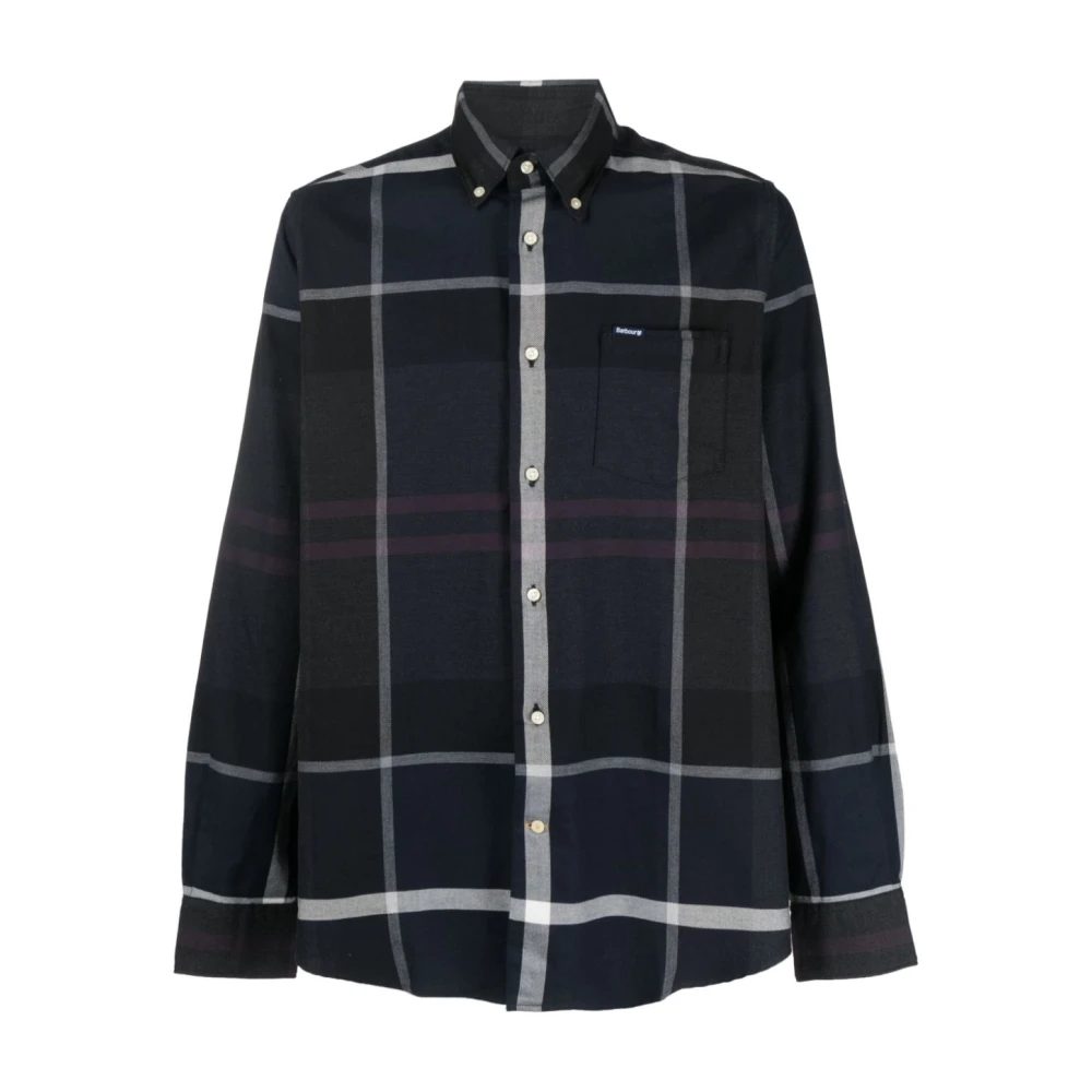 Barbour Blauwe Casual Overhemden voor Mannen Blue Heren