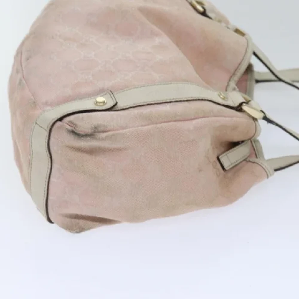 Gucci Vintage Pre-owned Canvas totes Pink Dames