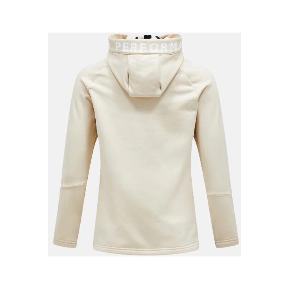 Peak Performance Sand Fog Zip Hood Rider Jas Beige Dames
