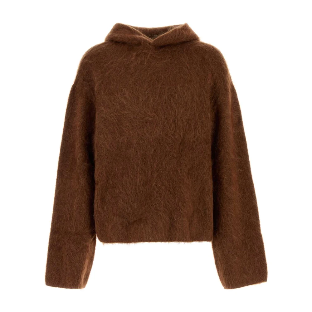 Séfr Men's Brown Stretch Mohair Blend Sweatshirt - Hoodies - S - Sweatshirts & Hoodies