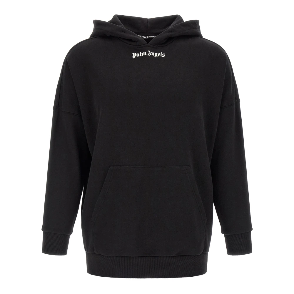 Palm Angels Men's Black Classic Logo Over Hoodie - Hoodies - M - Sweatshirts & Hoodies