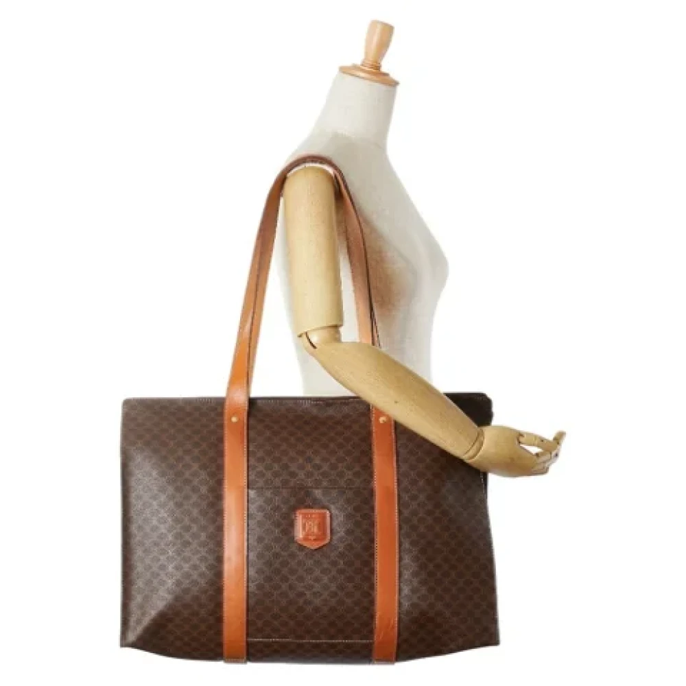 Celine Vintage Pre-owned Leather celine-bags Brown Dames