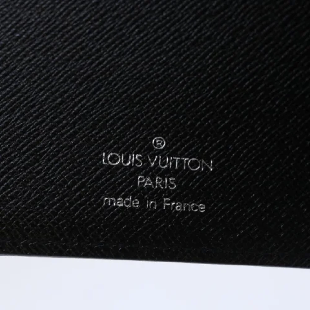 Louis Vuitton Vintage Pre-owned Leather home-office Black Dames