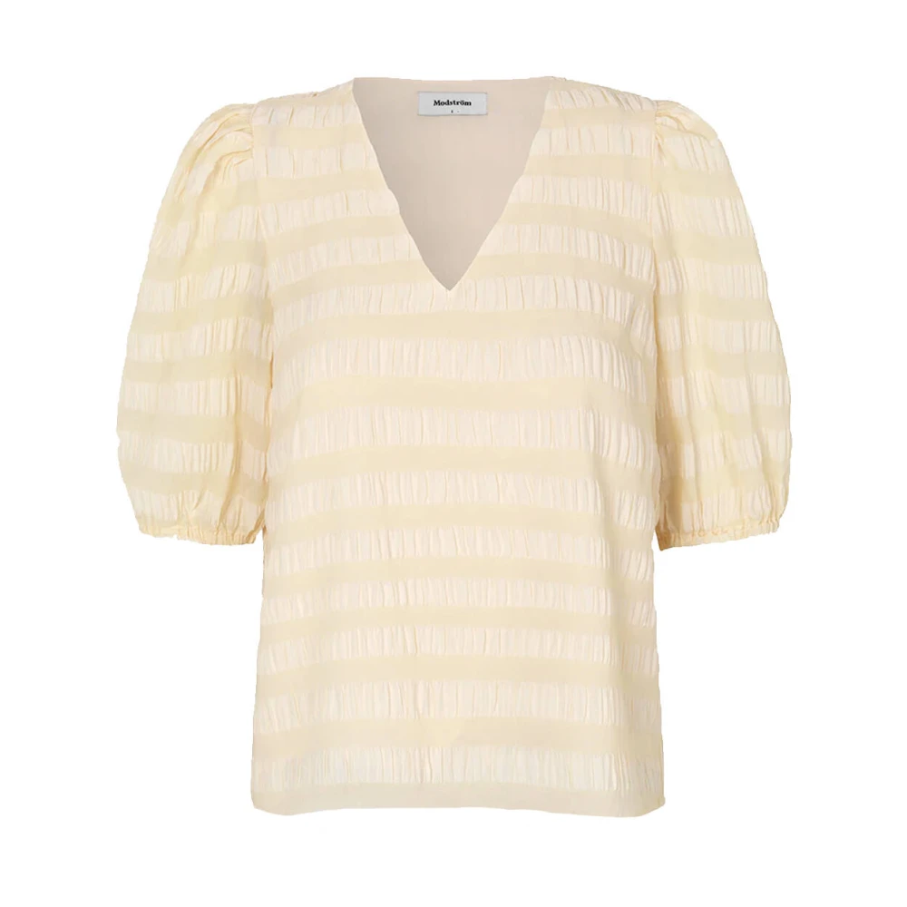 Modström Ecru Blouse Beige Dames