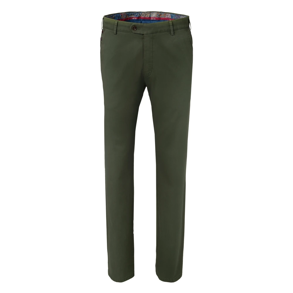 Meyer Donkergroene Broek Green Heren