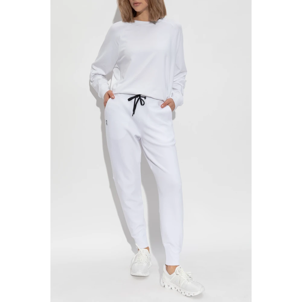 ON Running Sweatshirt met logo White Dames