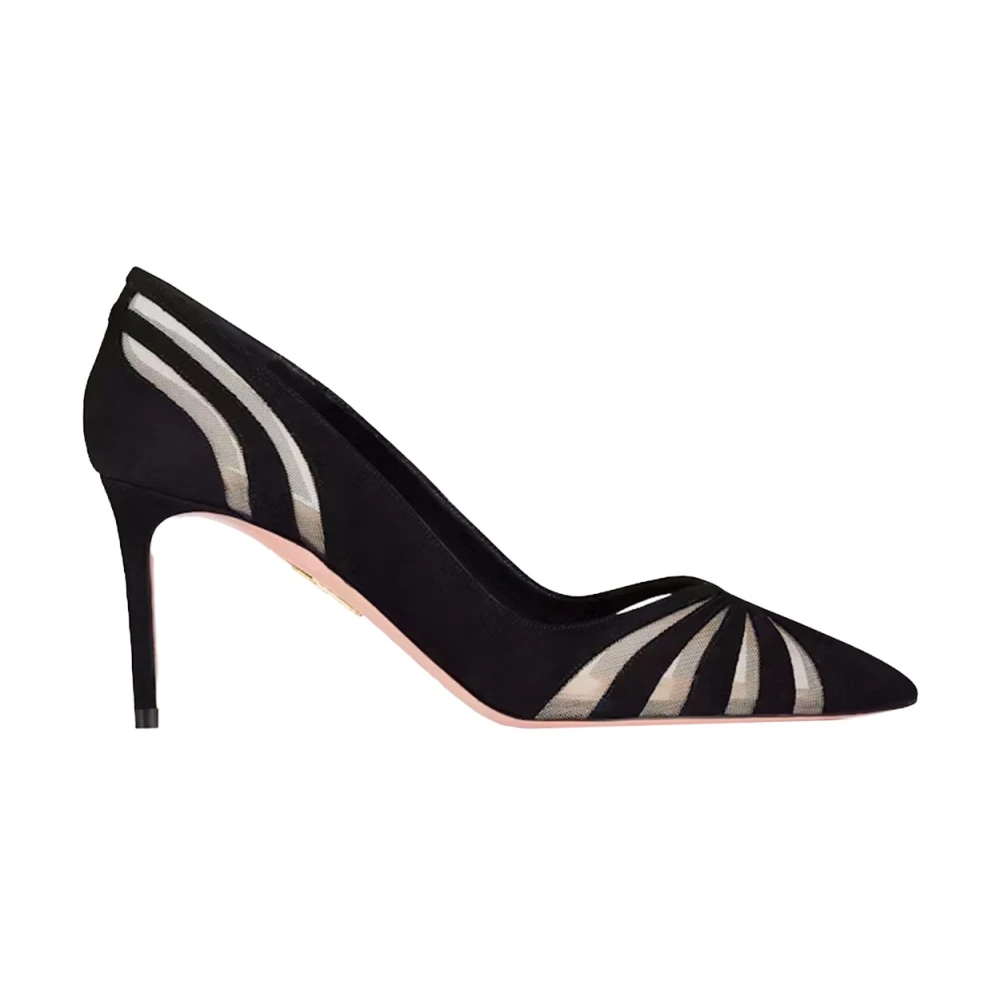 Aquazzura Spy Pump Stijlvolle hoge hakken Black Dames