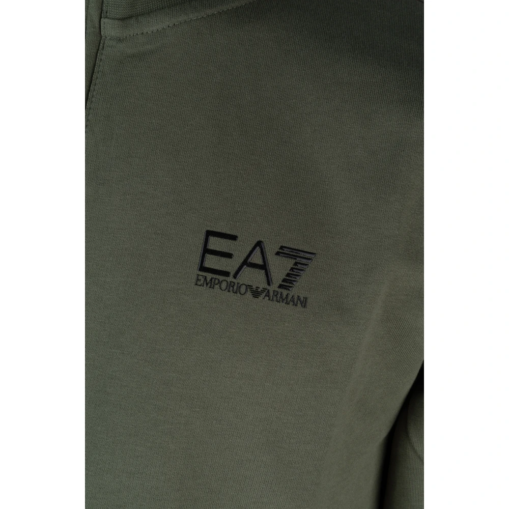 Emporio Armani EA7 Stijlvolle Sweatshirt voor Mannen Green Heren