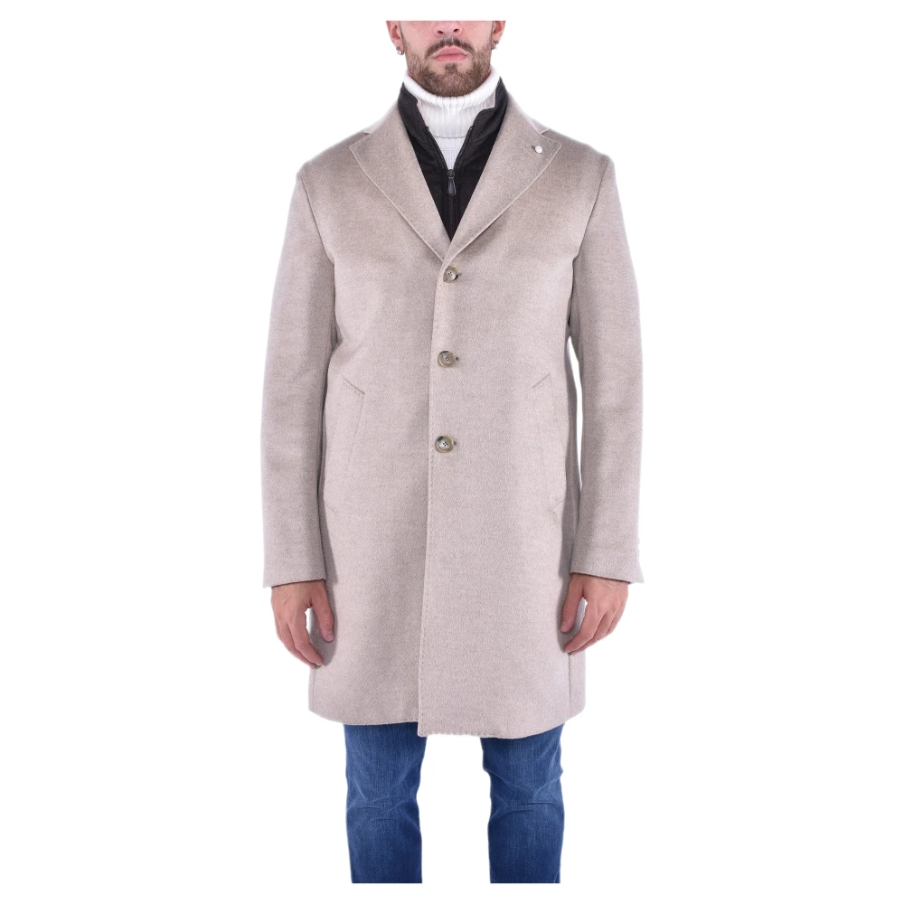 Coats > Single-Breasted Coats - - Luigi Bianchi Mantova - Modalova