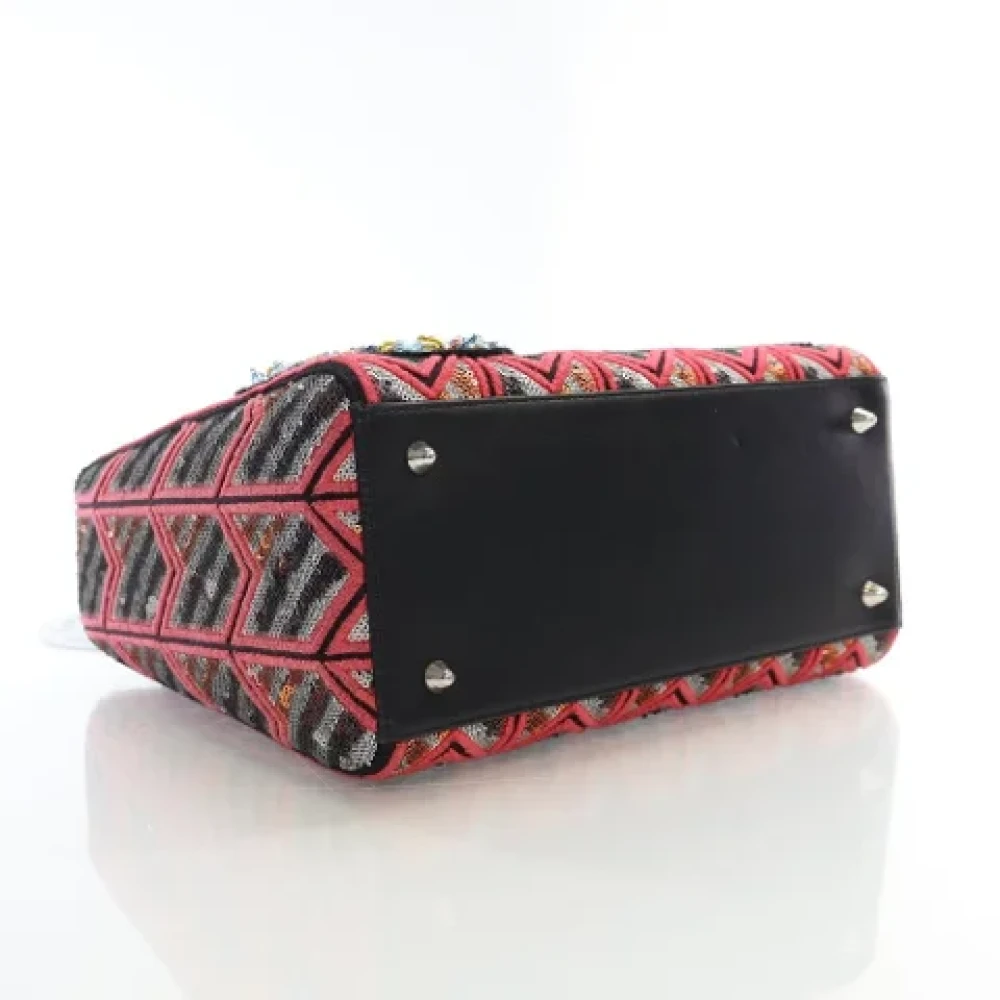 Dior Vintage Pre-owned Leather dior-bags Red Dames