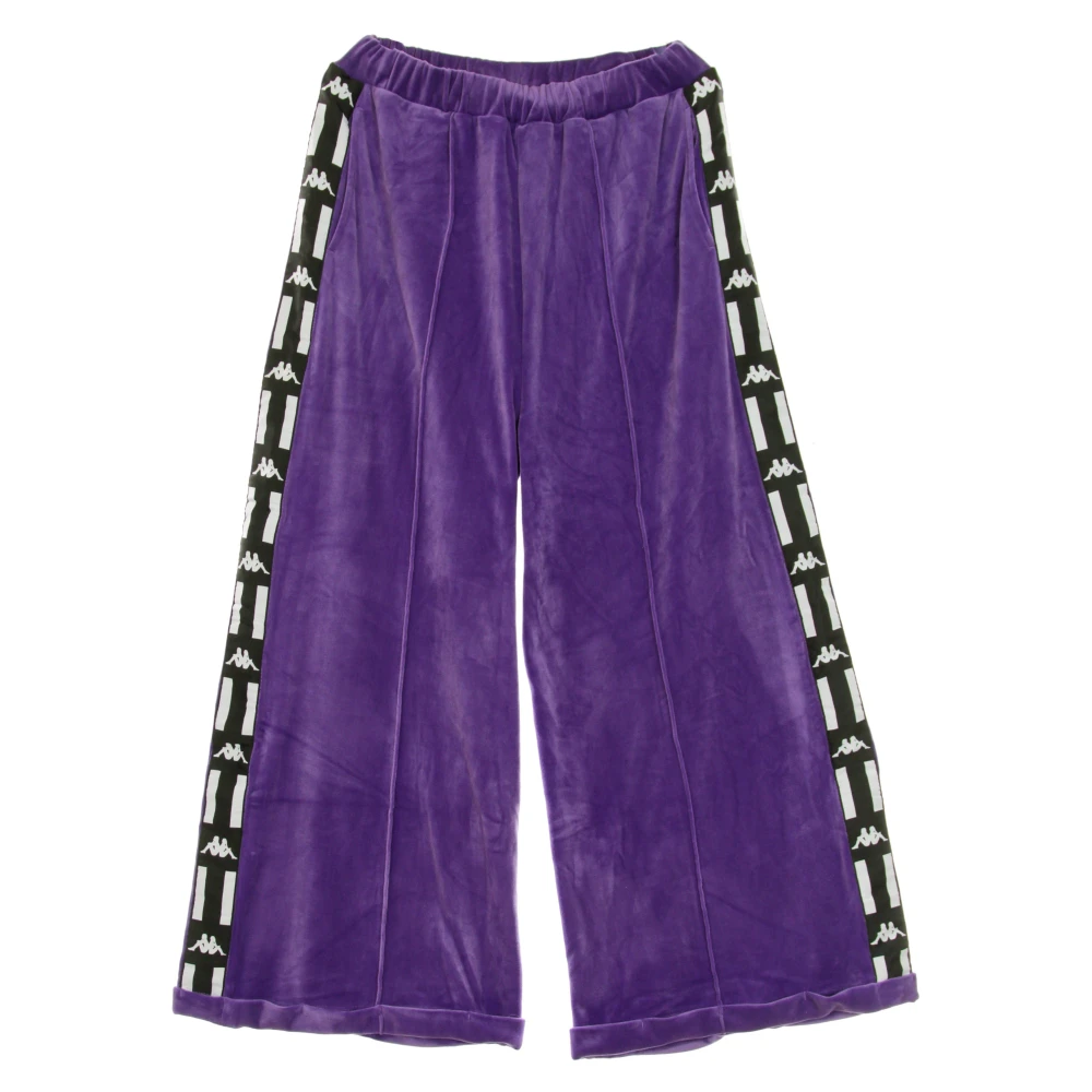 Kappa Lichtgewicht trainingsbroek in violet zwart Purple Dames