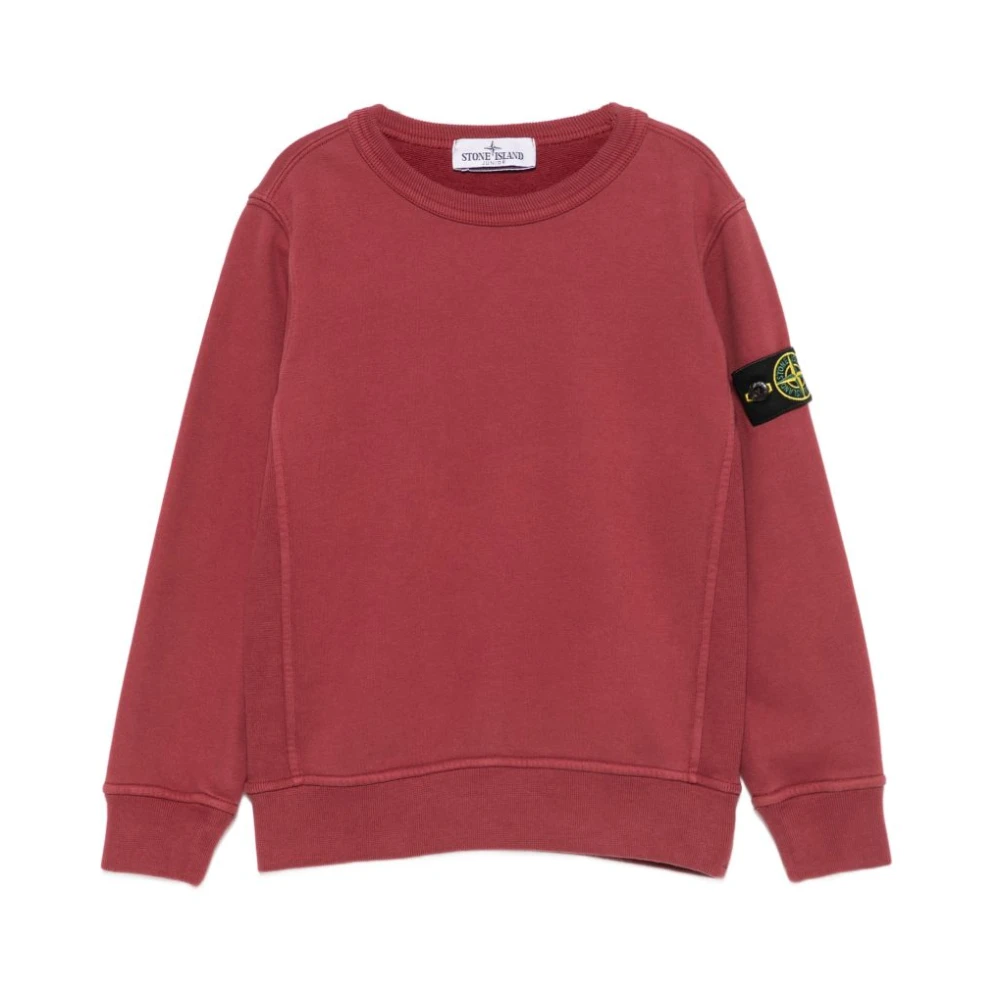 Stone Island , Kids Sweatshirts, Male, Red, 2 Y, Jumpers