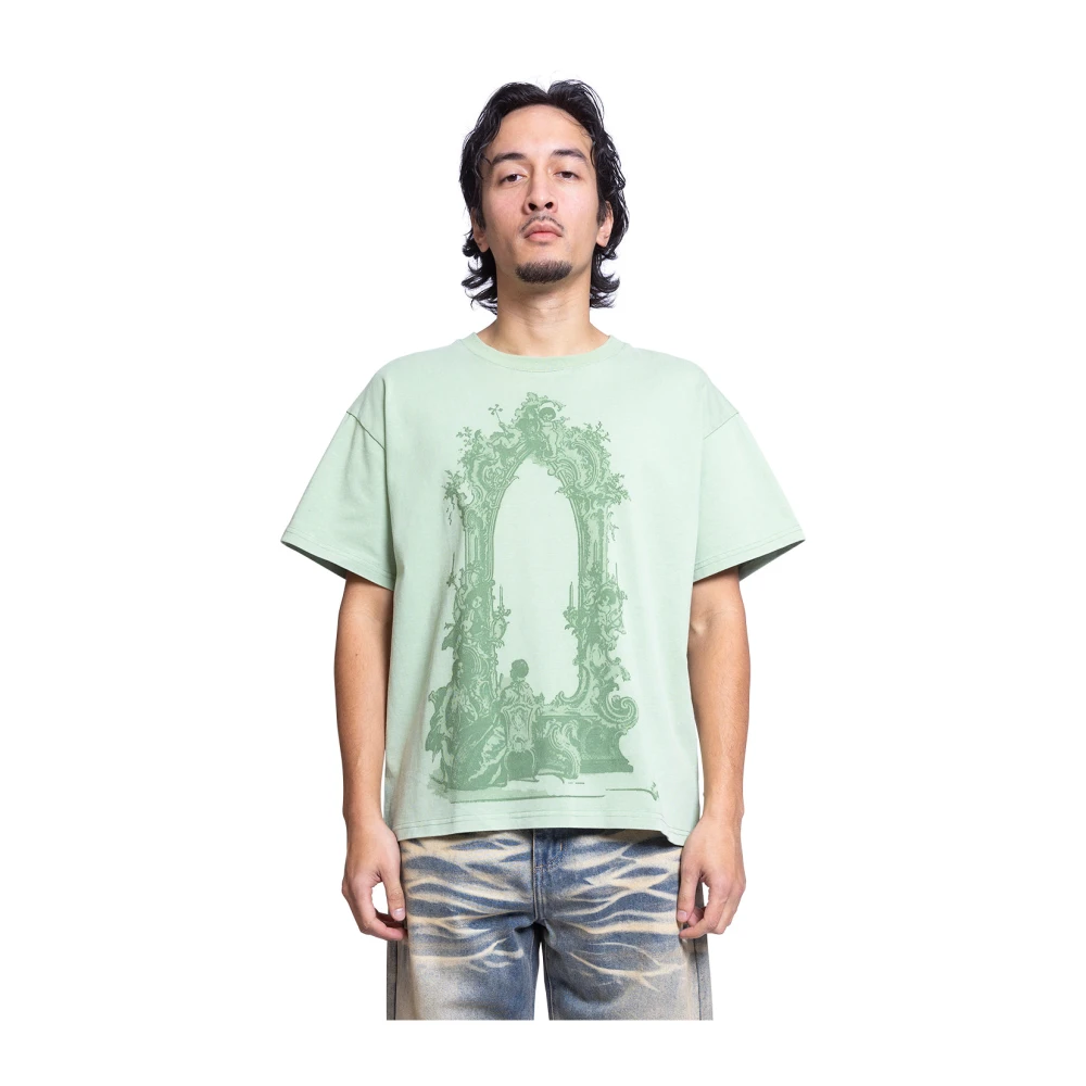 Who Decides War Arc Window Jersey T-shirt Green Heren