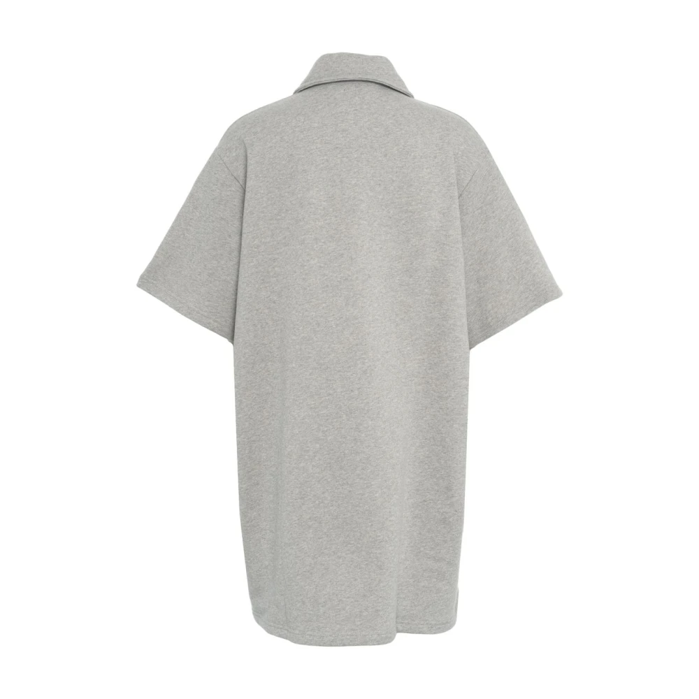 Stand Studio Grijze Polo Jurk Kennedi Gray Dames