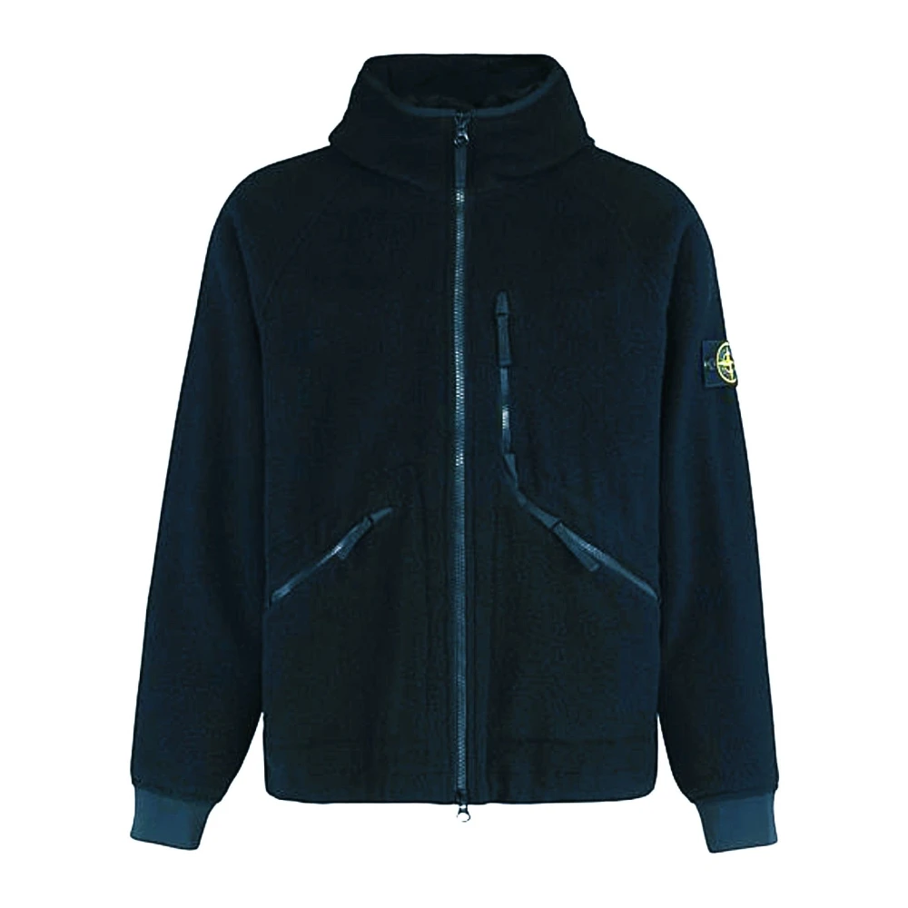 Stone Island Blue Light Jackets, Male, 2XL, Giubbino