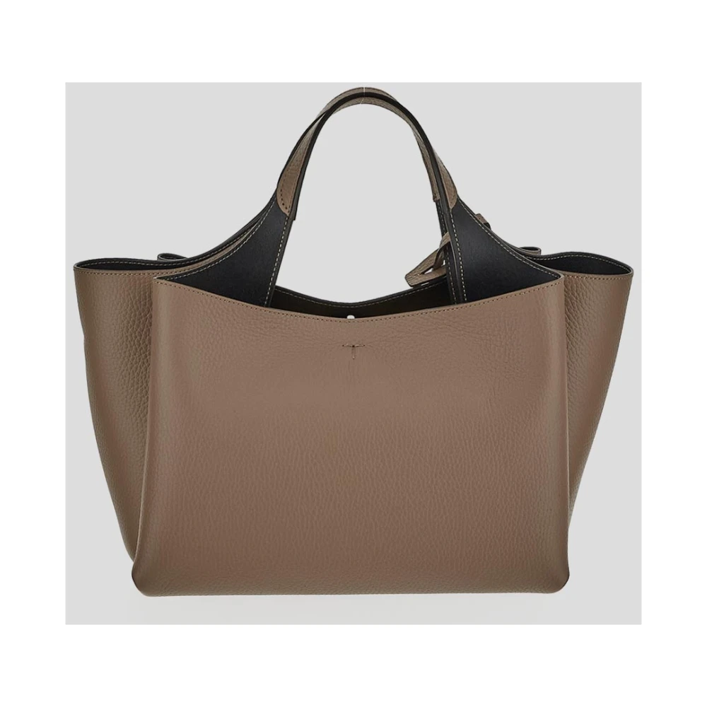 TOD'S Leren Handtas Beige Dames