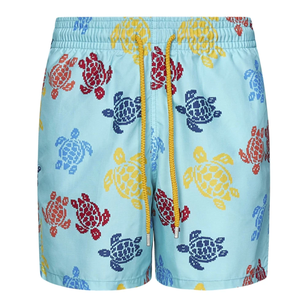 Vilebrequin Blauwe zwemshorts voor heren Blue Heren