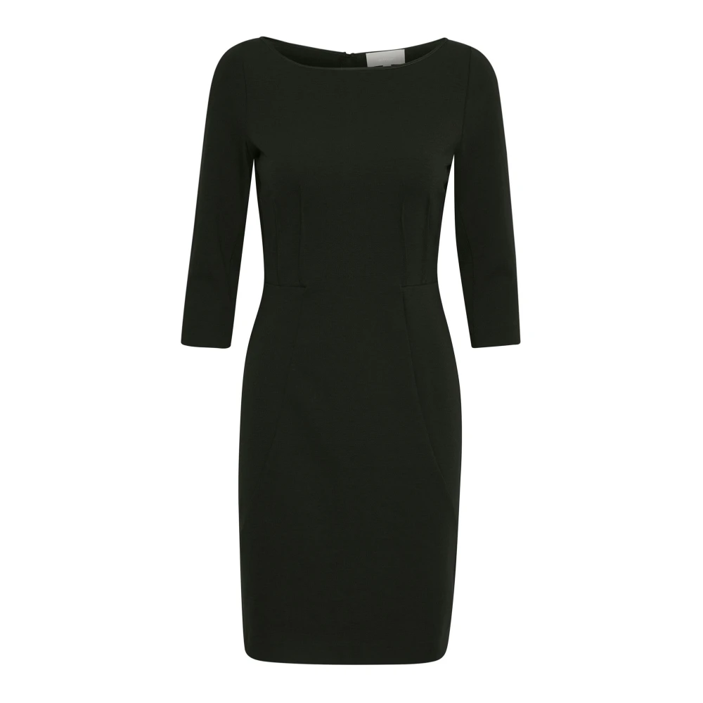 Inwear Black Short Dresses, Female, 2XL, Elegant Bagulio Dress