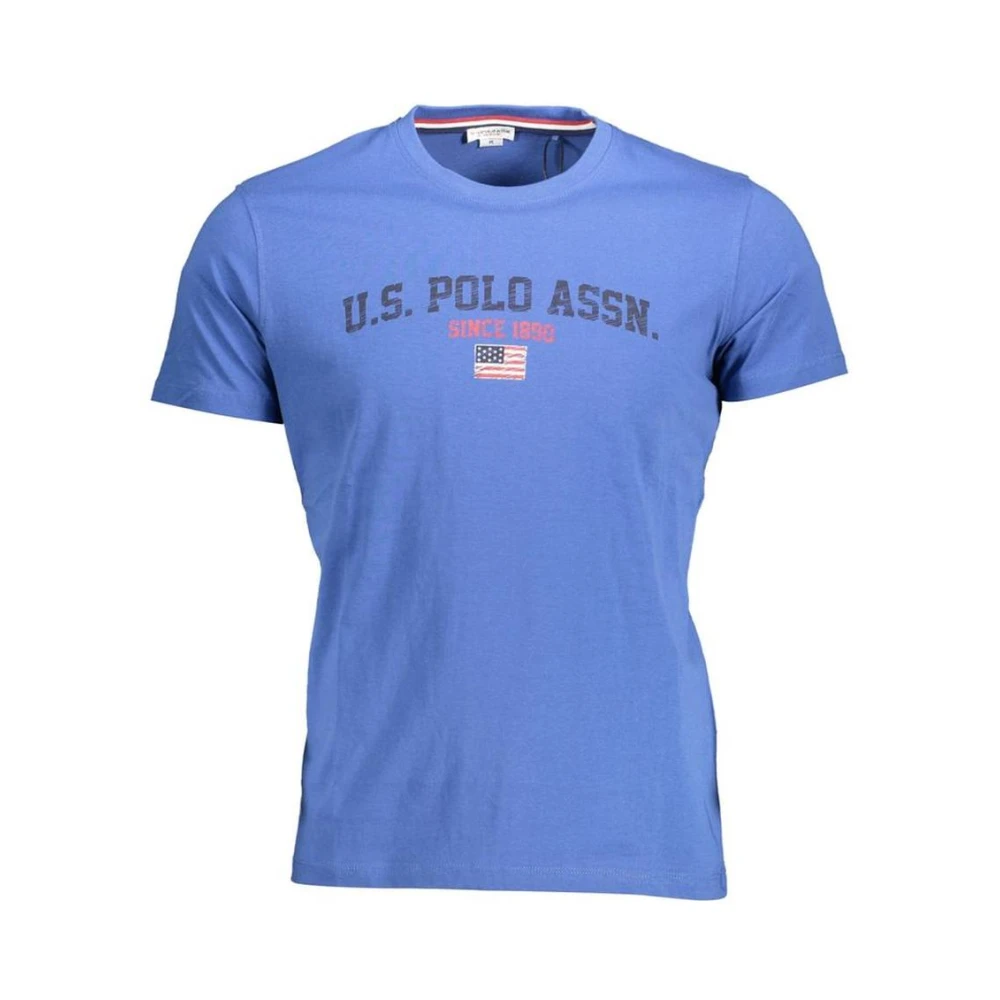 U.s. Polo Assn. Men's Blue T-Shirts, 2XL, Cotton Crew Neck Tee
