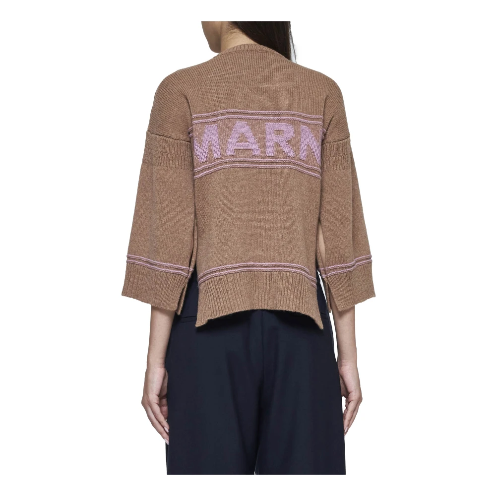 Marni Stijlvolle Sweaters Collectie Beige Dames