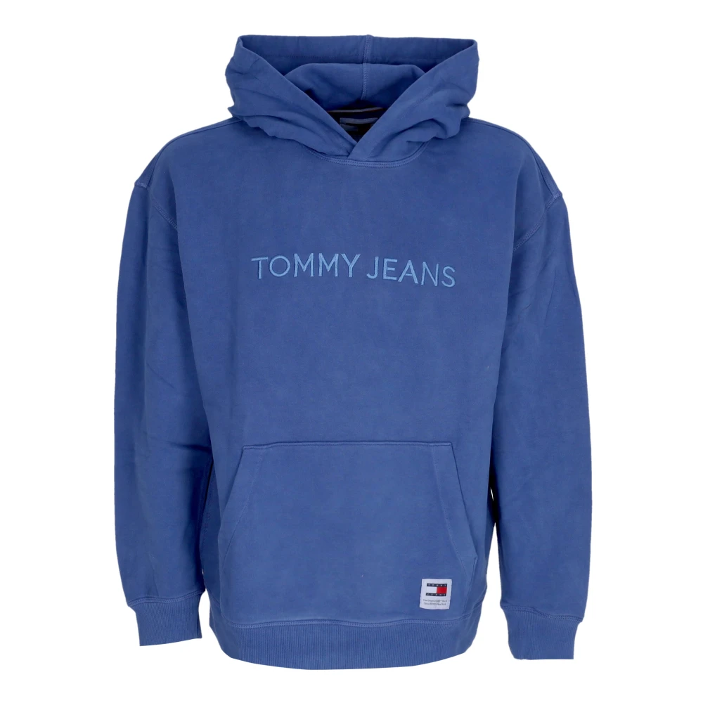 Tommy Hilfiger Heldere Blauwe Klassieke Hoodie Sweatshirt Blue Dames