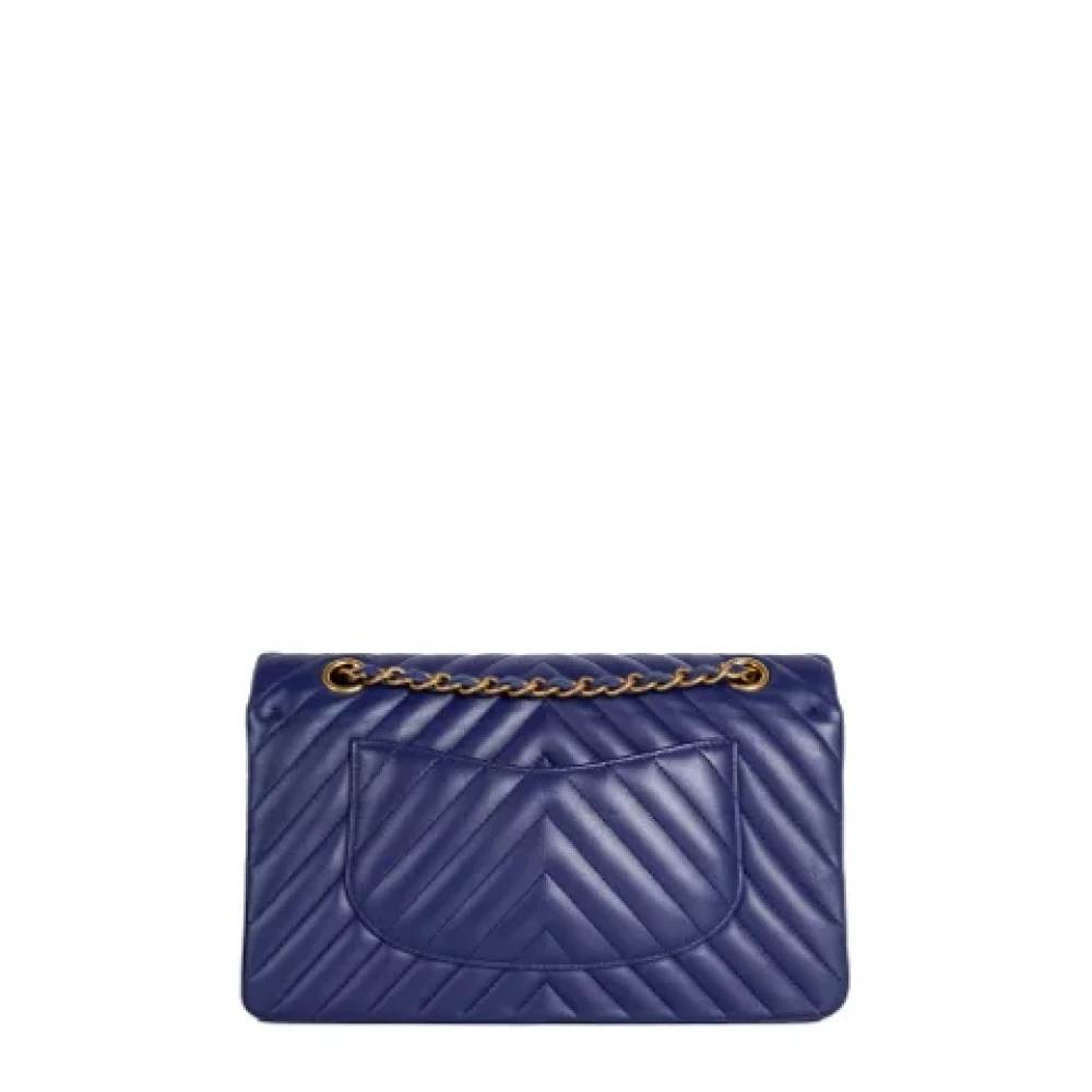 Chanel Vintage Pre-owned Leather chanel-bags Purple Dames